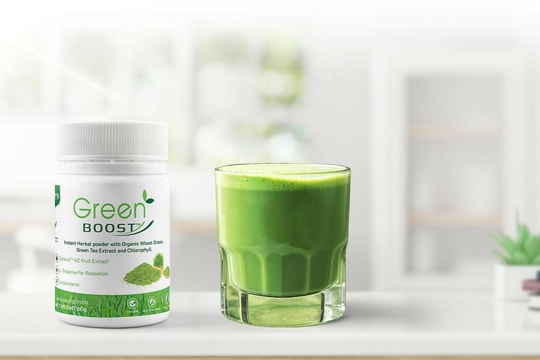 Greenboost - trà diệp lục thảo mộc từ New Zealand