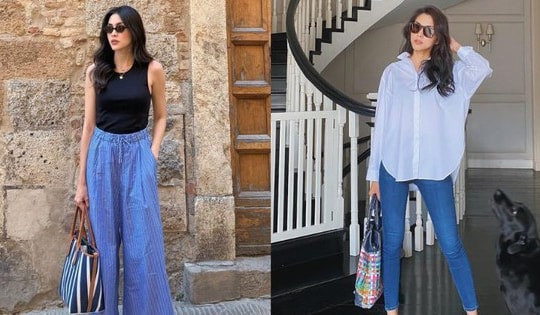 10 cách phối quần dài theo phong cách thời trang tối giản của Tăng Thanh Hà