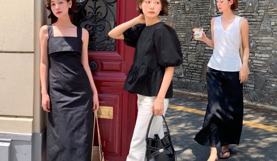 Quý cô tóc ngắn mặc đẹp với toàn bộ cánh đơn giản, nàng không thích phối đồ cầu kỳ nên tham khảo