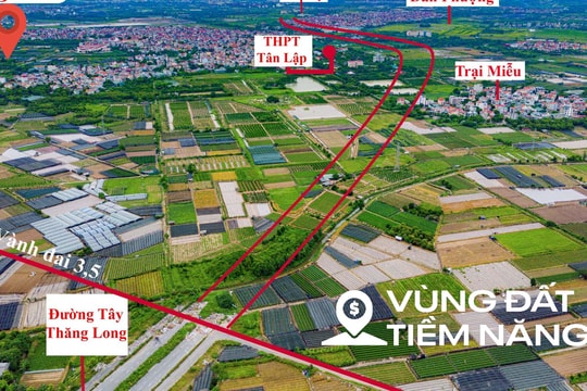 Toàn cảnh khu vực dọc đường 32 được quy hoạch công viên rộng gấp 5 công viên Hòa Bình, xung quanh sẽ có 3 khu đô thị và 4 tuyến đường lớn