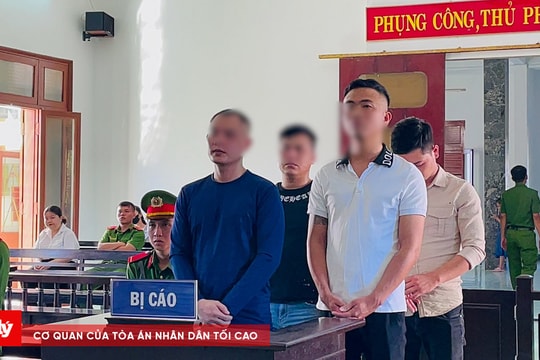 Giải quyết mâu thuẫn nợ nần bằng bạo lực, 4 bị cáo lĩnh án