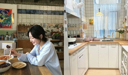 Căn bếp nhỏ 3,5m2 của cô gái trẻ trở nên nổi tiếng trên mạng vì dễ sử dụng và đẹp mắt