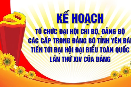 Kế hoạch tổ chức Đại hội chi bộ, đảng bộ các cấp tại Yên Bái