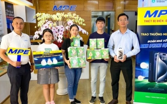 Lễ trao giải minigame dự đoán Nhà vô địch Euro 2024 cùng MPE