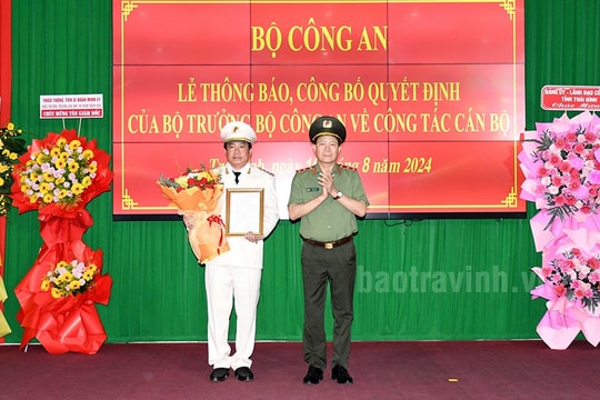 Điều động, bổ nhiệm 2 Giám đốc Công an tỉnh