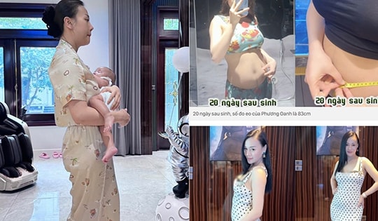 Phương Oanh chia sẻ hình ảnh 'xấu xí' lúc mới sinh, trầm cảm vì bụng như chưa đẻ