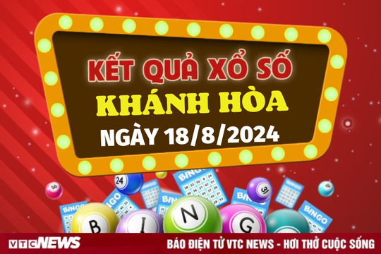 XSKH 18/8 - Kết quả xổ số Khánh Hòa hôm nay 18/8/2024 - XSKH Chủ nhật