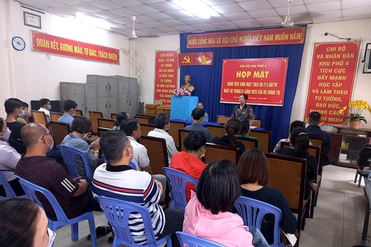 Tổng hợp các mẫu tại Hướng dẫn 33 về trách nhiệm của đảng viên nơi cư trú