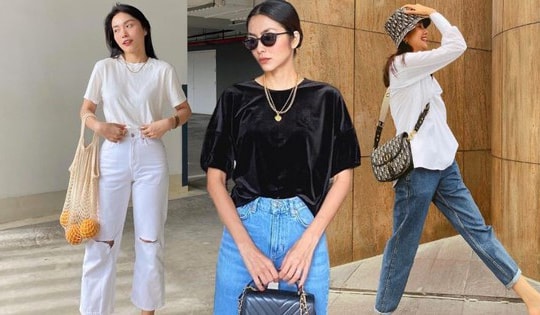Mỹ nhân Việt có 10 cách diện quần jeans ống đứng đơn giản mà đẹp