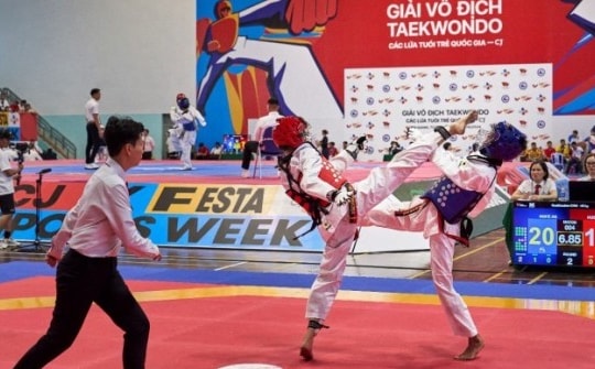 Giải vô địch Taekwondo các lứa tuổi trẻ quốc gia CJ 2024: Sôi động, trẻ trung và đẹp mắt