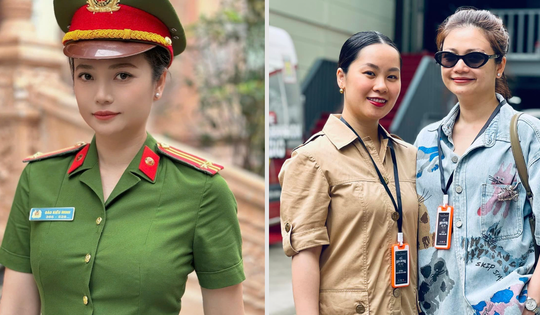 Kiều Anh hé lộ tạo hình công an, phản ứng của 'ông xã' kém tuổi thế nào?