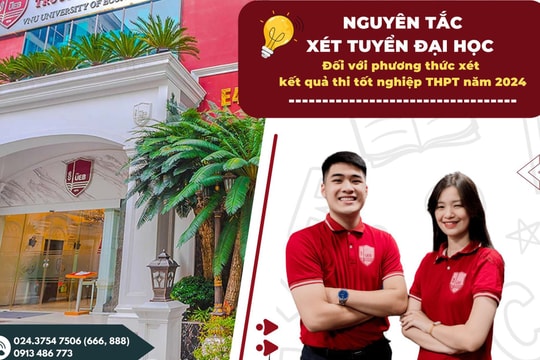 ĐIỂM CHUẨN Trường Đại học Kinh tế - ĐHQG Hà Nội (UEB) năm 2024