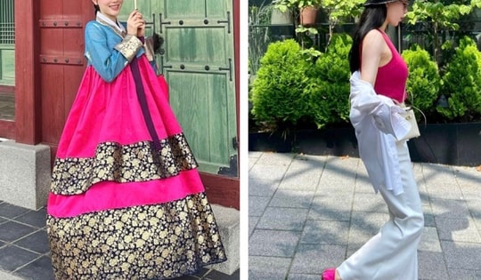 Con dâu tỷ phú Johnathan Hạnh Nguyễn 'biến hình' xinh đẹp ở Hàn Quốc