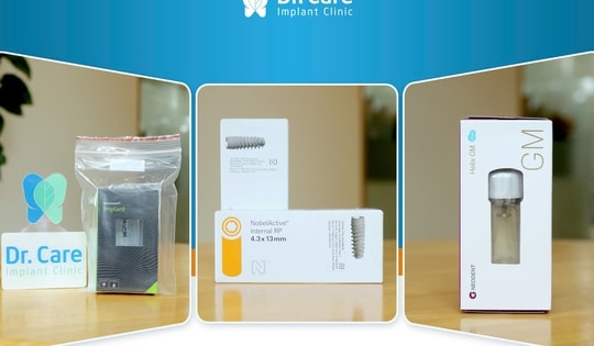 4 loại trụ Implant được lựa chọn nhiều khi trồng răng Implant