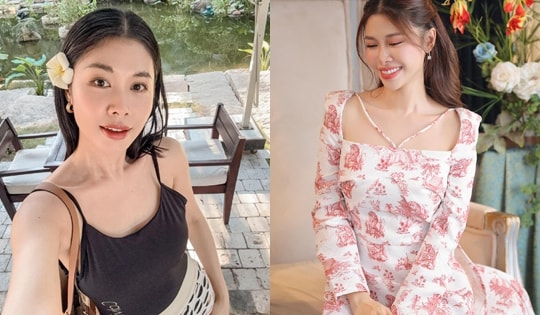 Vợ Đăng Khôi có làn da căng mọng, khỏe đẹp nhờ nguyên tắc chăm sóc ai cũng làm được