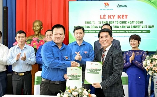 Amway Việt Nam hợp tác cùng Trung ương Đoàn Thanh niên Cộng sản Hồ Chí Minh thực hiện hoạt động cộng đồng trên toàn quốc