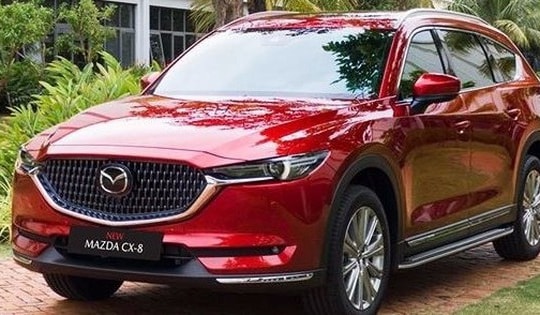 Giá lăn bánh Mazda CX-8 mới nhất giảm sốc, rẻ hơn cả Toyota Fortuner, Ford Everest lo chạy doanh số