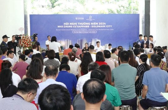 Lùm xùm tại Hội nghị Nhà chung cư tại Goldmark City