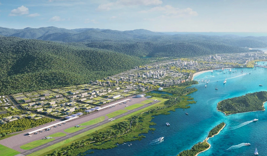 Cận cảnh khu vực đề xuất xây sân bay gần 8.000 tỷ trên mặt biển