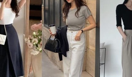 Công thức diện áo thun theo phong cách tối giản