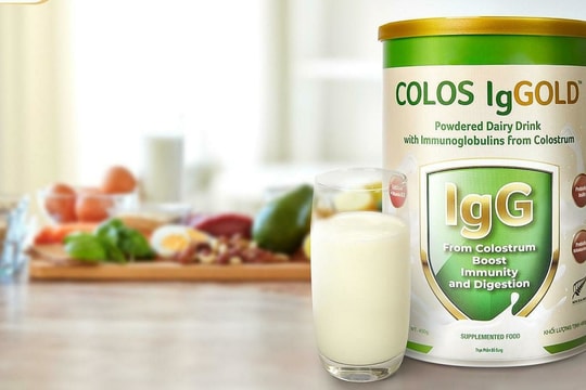 Thực phẩm bổ sung Colos IgGold hỗ trợ chăm sóc sức khỏe mọi lứa tuổi