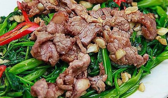 Những loại rau xào với thịt bò 'ngon nhức nách'