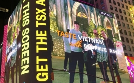 BestPrice Travel tại Quảng trường New York Times - Tự hào quảng bá du lịch Việt Nam