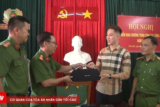 Trao trả lại tài sản bị trộm cho người dân