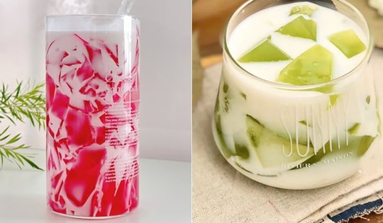 Làm 2 món đồ uống ngon miệng, đẹp mắt lại thanh nhiệt, giảm cân