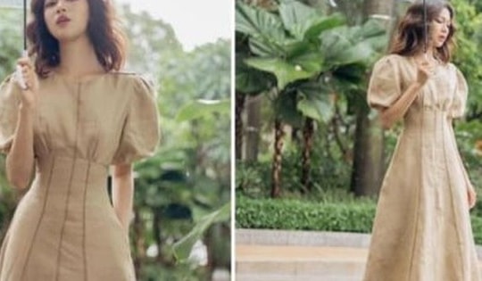 Kiểu váy liền dành cho những cô nàng nấm lùn