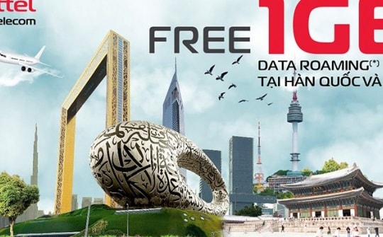 Nghỉ lễ 2/9, Viettel tặng Data Roaming miễn phí cho khách hàng đi Hàn Quốc, UAE