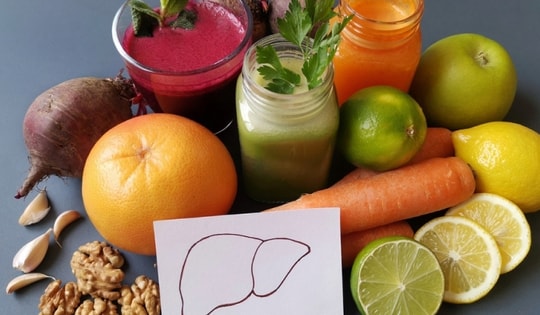 12 thực phẩm quen thuộc giúp thải độc gan tự nhiên