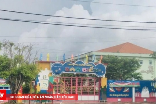 Điều tra dấu hiệu tham ô tài sản tại Trường Mẫu giáo Sao Biển
