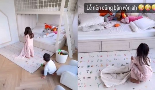 Hồ Ngọc Hà tiết lộ thói quen của cặp sinh đôi Lisa - Leon, ai nhìn cũng khen bố mẹ khéo dạy