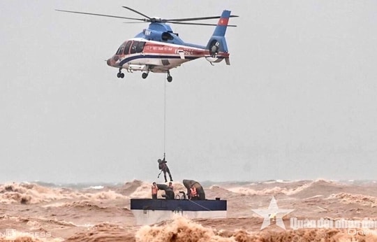 ỨNG PHÓ BÃO SỐ 3 (YAGI): Sẵn sàng, lực lượng phương tiện bay tìm kiếm cứu nạn khi có lệnh