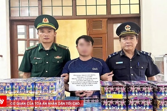 Bắt giữ tài xế vận chuyển hơn 100kg pháo lậu