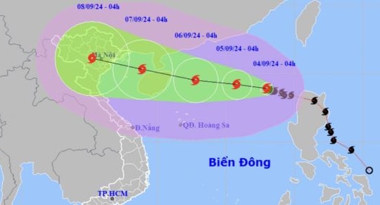 Ứng phó với bão số 3 (YAGI) theo Luật Phòng chống thiên tai và Công điện chỉ đạo của Thủ tướng Chính phủ
