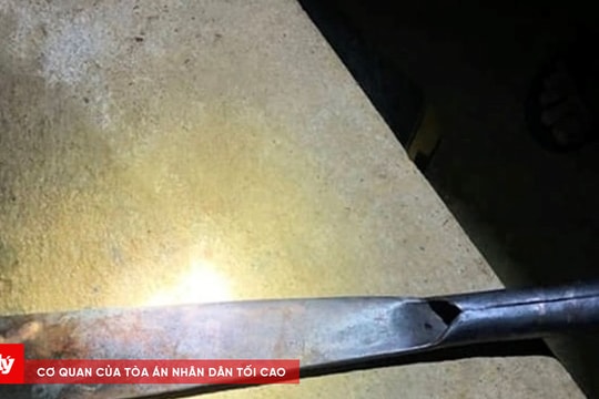 Vác dao sang chém hàng xóm vì bị chửi đổng