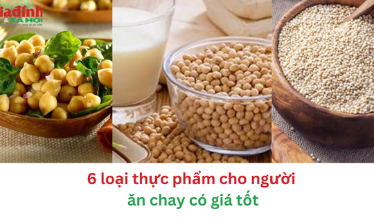 6 loại thực phẩm cho người ăn chay có giá tốt