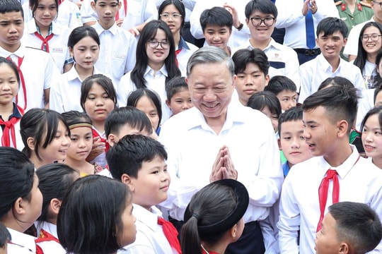 Tổng Bí thư, Chủ tịch nước Tô Lâm: Giáo dục và đào tạo cần tiếp tục hướng đến phát triển con người và hạnh phúc của con người