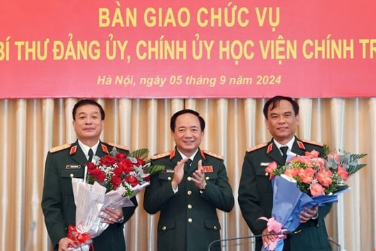 Hai đồng chí Trung tướng, Thiếu tướng Quân đội được bổ nhiệm, nhậm chức vụ mới