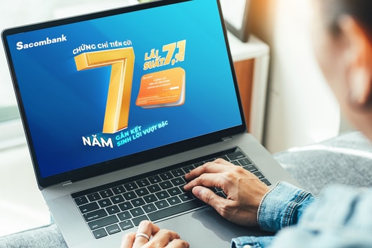 Sacombank phát hành chứng chỉ tiền gửi dài hạn lãi suất 7,1%/năm