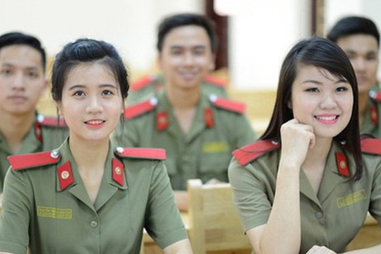 ĐIỂM CHUẨN vào hệ TRUNG CẤP Công an nhân dân năm 2024