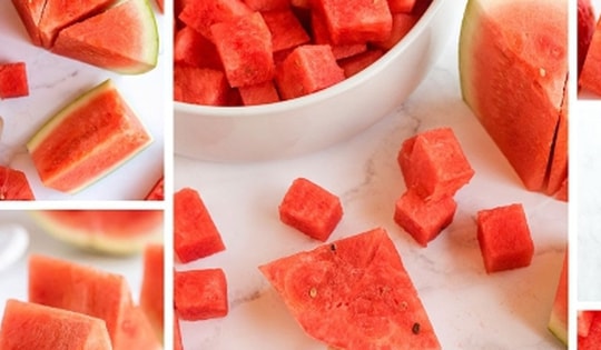 Cách bổ dưa hấu vừa đẹp vừa nhanh