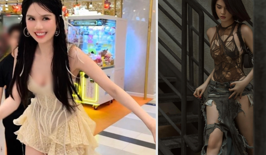 Ngọc Trinh từng gây 'sốc' với style tả tơi trước khi mặc hở hang trượt patin tại trung tâm thương mại