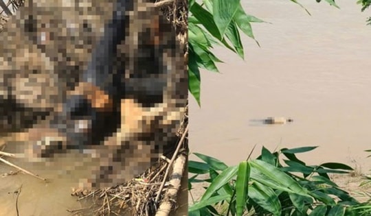 Thi thể đôi nam nữ trôi nổi trên sông Hồng