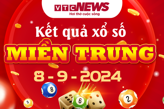 XSMT 8/9 - Trực tiếp kết quả xổ số miền Trung hôm nay 8/9/2024 - XSMT Chủ nhật