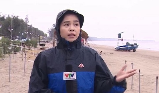 Nữ phóng viên VTV dũng cảm tác nghiệp giữa siêu bão Yagi là ai?