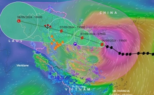 Bão Yagi vào vịnh Bắc Bộ, sức phá hoại vẫn cực kỳ lớn