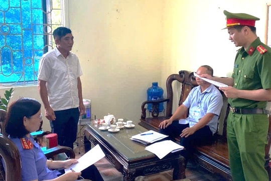 Khởi tố, bắt tạm giam Bí thư Đảng ủy, nguyên Chủ tịch xã và Chủ tịch HĐQT Hợp tác xã